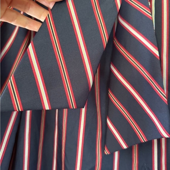 Vintage Lady Arrow Retro Tie Front Blouse / Made USA / vintage size 12 - Picture 5 of 10